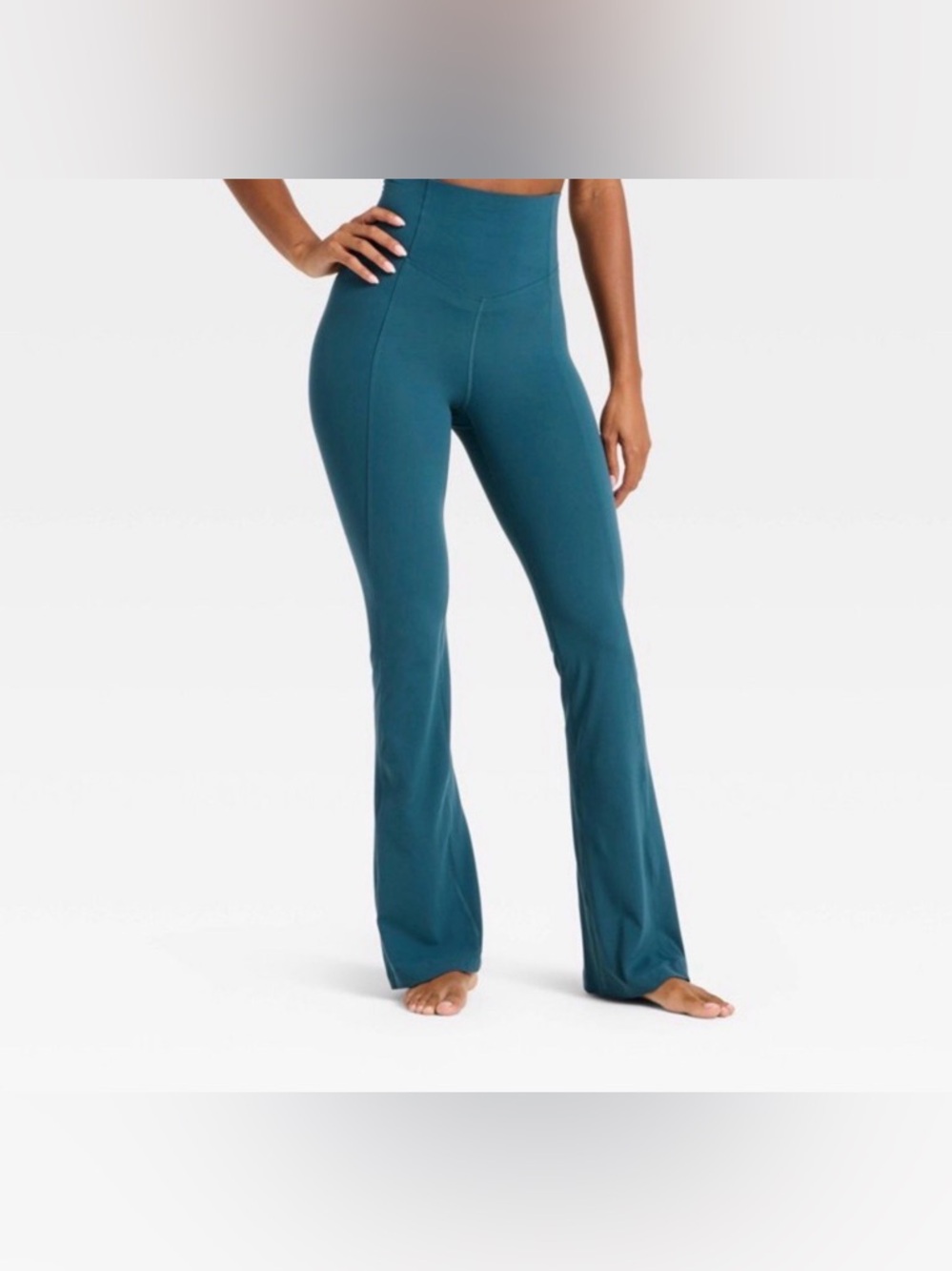 all in motion Teal Blue High-Rise Flare Yoga Pants
